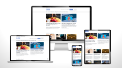 NMZ Startseite auf verschiedenen Mobilgeräten Landing Page on different devices