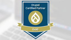 Badge "Drupal Certified Partner Gold"