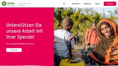 Oxfam.de Spendenseite